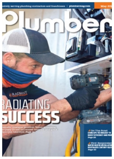 being featured in Plumbermag magazine