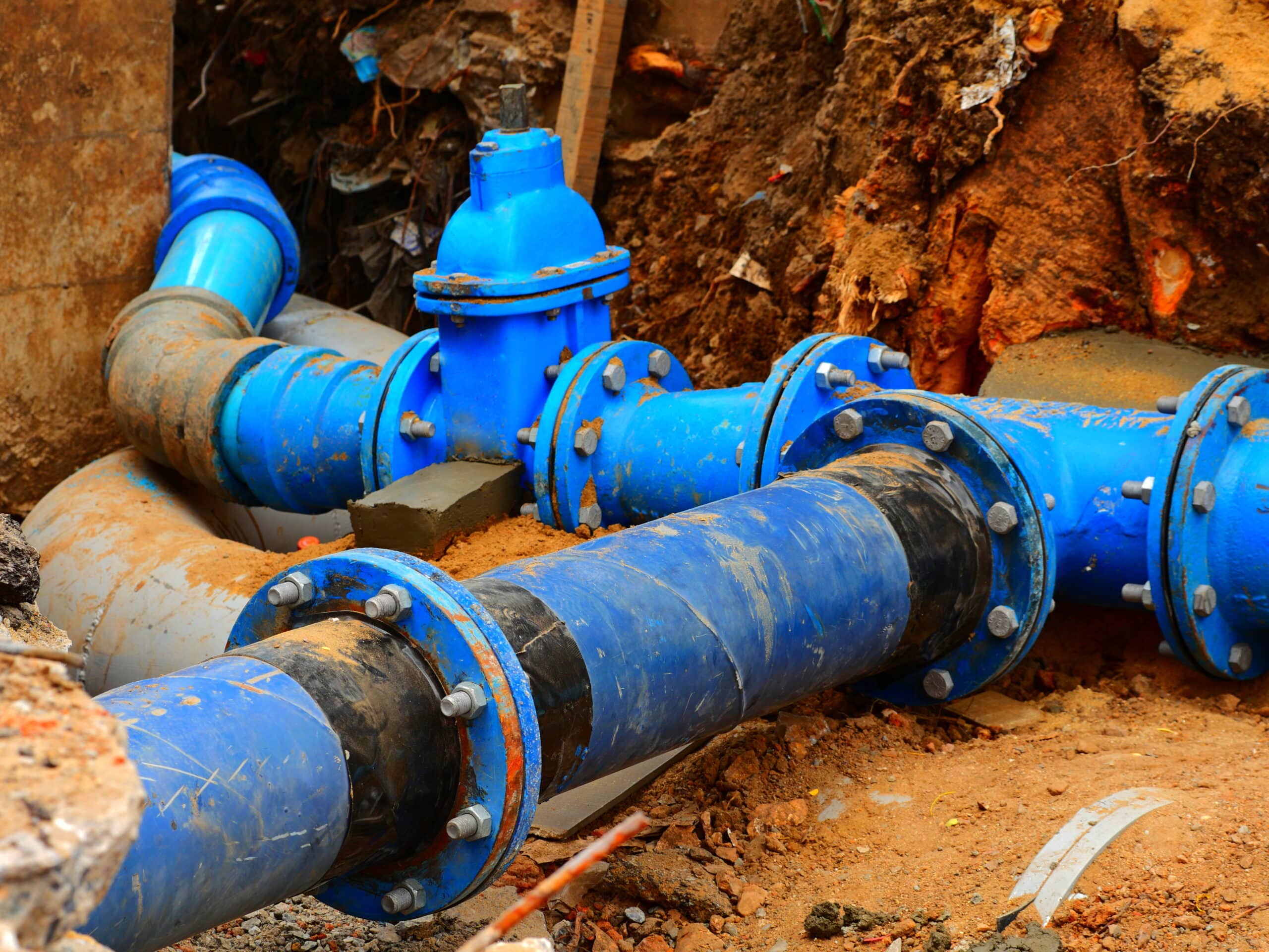 water and sewer line repair