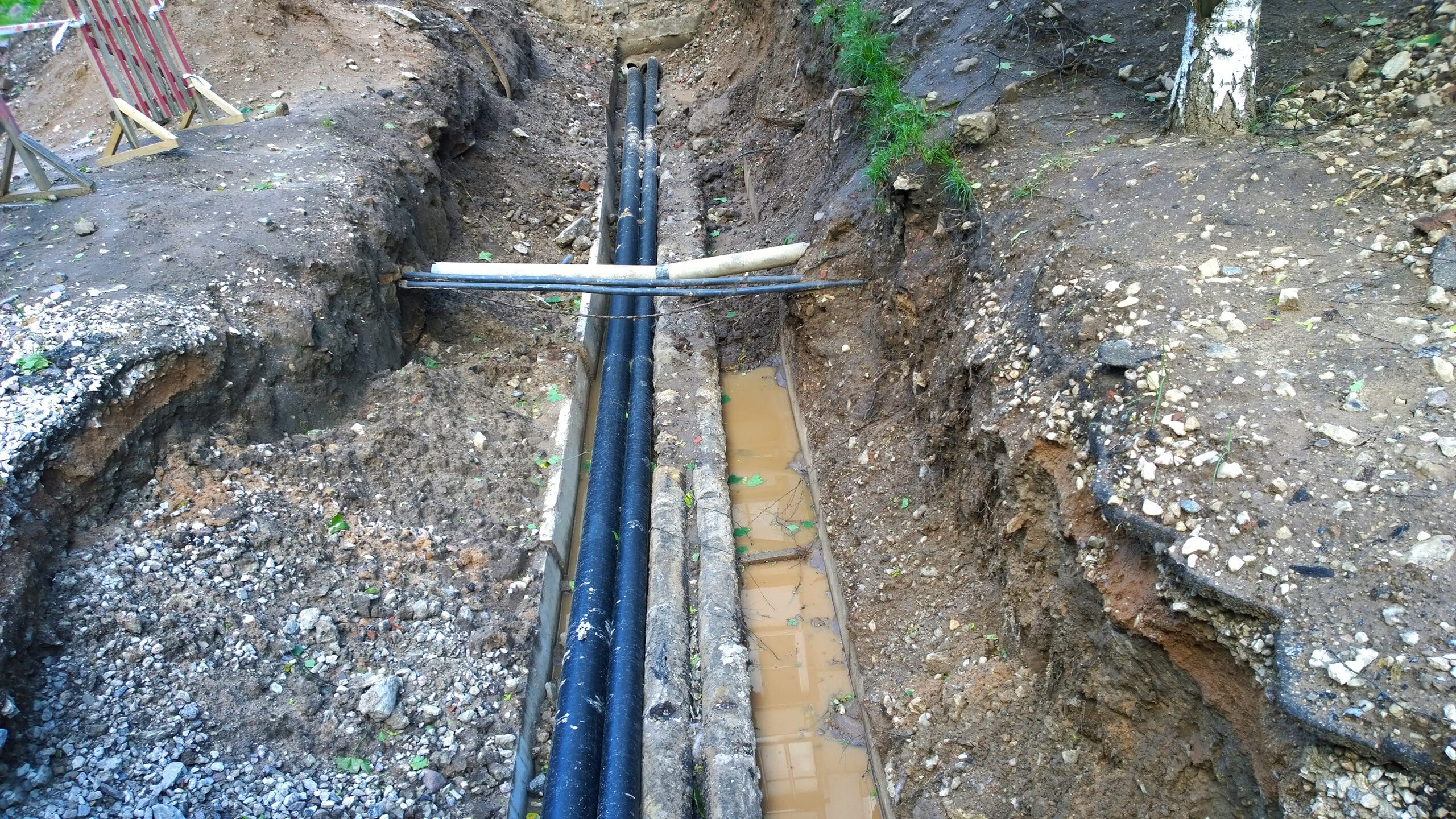 gas line installation