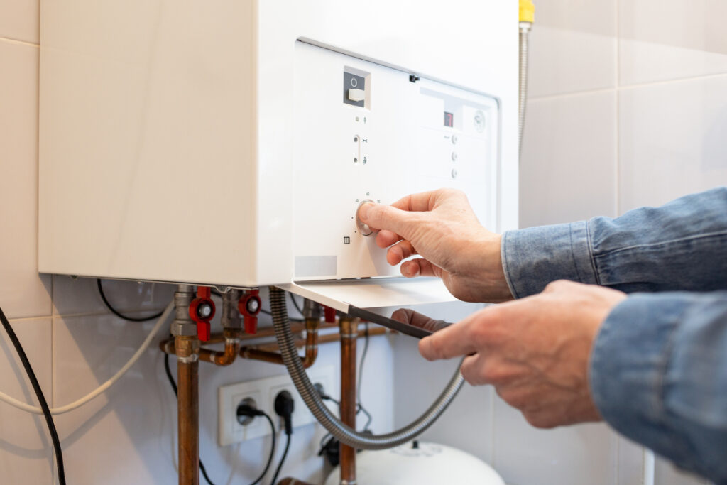 electric water heater installation